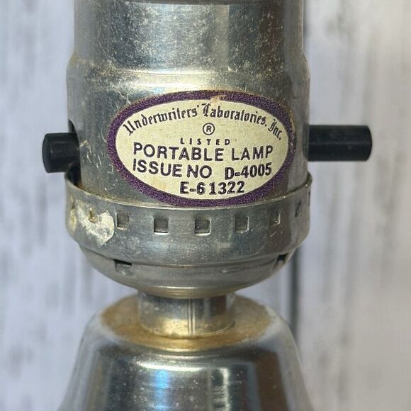 Vintage Underwriter's Laboratories Pepsi Collectible Lamp Issue No. D-4005 - Picture 3 of 8